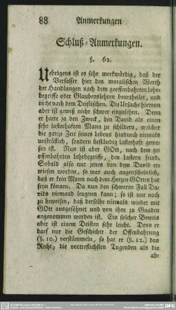 Schluß-Anmerkungen