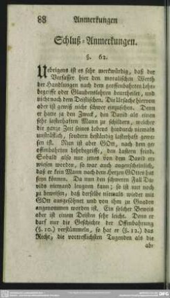 Schluß-Anmerkungen