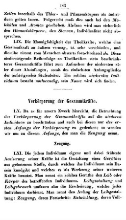 Verkörperung der Gesammtkräfte.