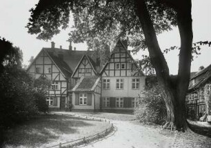 Stralsund, Johanniskloster : Stralsund. Johanniskloster. Spitalbauten, Eingangsseite