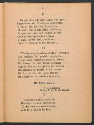 El recuerdo