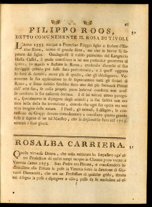 Filippo Roos, Detto Comunemente Il Rosa Di Tivoli