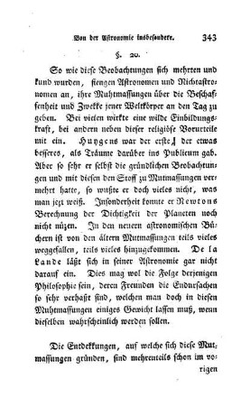 § 20. Fleis der Astronomen, in Beobachtungen der Planeten allein und Einflus der sich erweiternden Dioptrik auf diesen