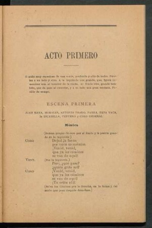 Escena primera
