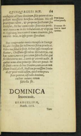 Dominica Invocavit.