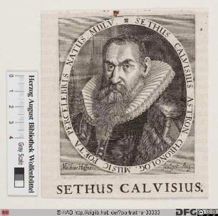Bildnis Seth Calvisius (eig. Kallwitz) d. Ä.