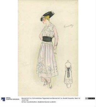 Sommerliches Tageskleid von Bernard et C.ie, Modell Deauville