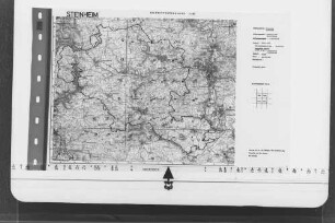 Steinheim (Forstbezirksnr. 181): Bildflugnr. 299 Flugstreifen 11-18, Los 10/90 Sturmbefliegung, Bildflugcode 181291018, Maßstab 1:18000
