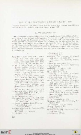 Register Schwäbisch Gmünd II. Teil 1451 - 1500