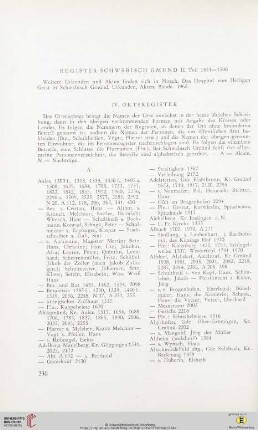 Register Schwäbisch Gmünd II. Teil 1451 - 1500