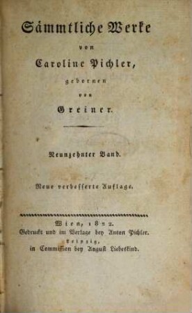 Dramatische Dichtungen, 1. Dramatische Dichtungen ; Theil 1