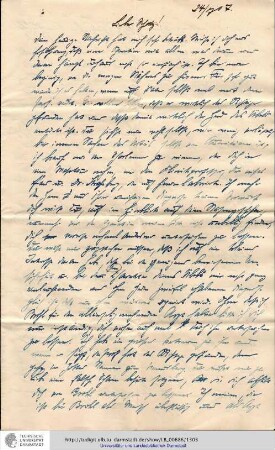 Brief vom 24.07.1907