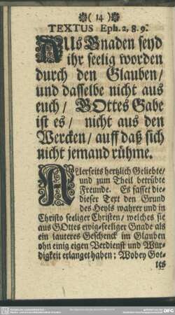 Text, [Eingang, Abhandlung]