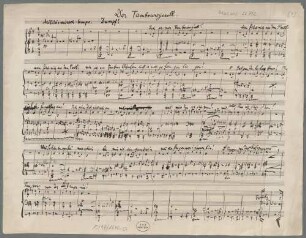 Des Knaben Wunderhorn . Fassung Orchester. 1. Fassung - BSB Mus.ms. 22752
