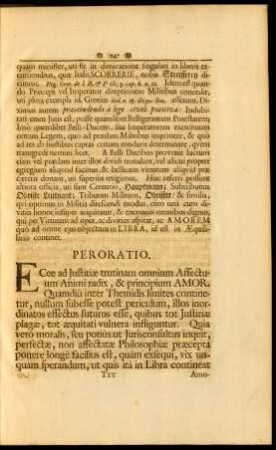 Peroratio.