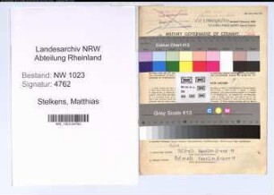 Entnazifizierung Matthias Stelkens , geb. 14.12.1898 (Angest.)