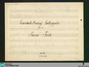 Eisenbahn-Dampf-Galopp - Don Mus.Ms. 2833-7 : pf; B|b