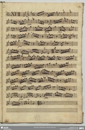 17. Anonymus, Instrumentalstücke, G-Dur