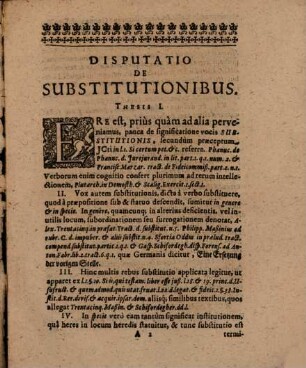 Disp. de substitutionibus