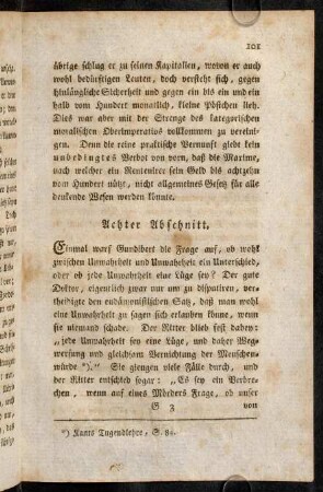 101-114, Achter Abschnitt.