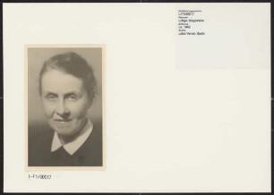 Magdalene Lüttge
