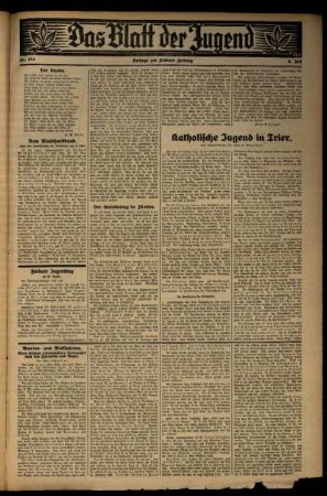 Zweite Ausgabe vom Mittwoch, den 08. Juli 1931.