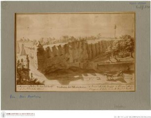 Rom, Vedute mit Muro Torto zwischen Villa Borghese und Villa Medici