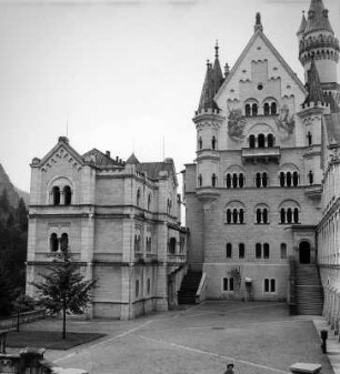 Schwangau-Hohenschwangau. Schloß Neuschwanstein (1869-1899; C. Jank, E. Riedel, G. v. Dollmann). Kemenate und Palas