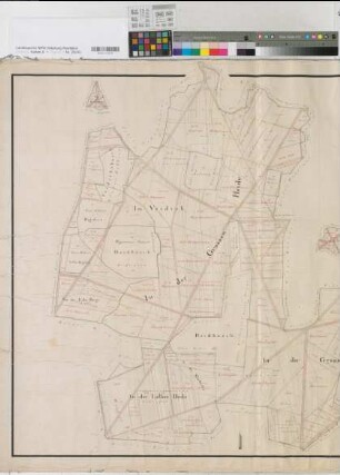 Everswinkel (Everswinkel), Teilung der Großen Heide, Generalvermessungskarte