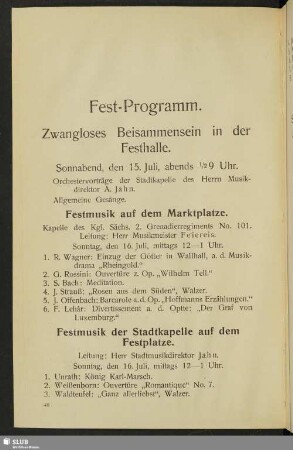 Fest-Programm
