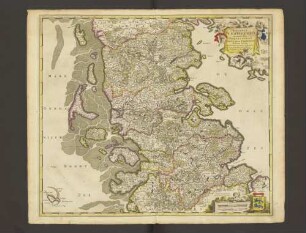 Ducatus Slesvicensis in omnes suas Praefecturas Circulos et Provincias Distinte Divisus : Cum Privilegio D. D. Ordinum Hollandiae et Westfrisiae