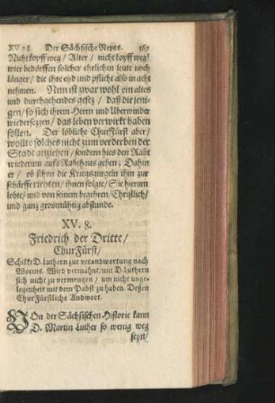 8. Friedrich der Dritte/ ChurFürst.
