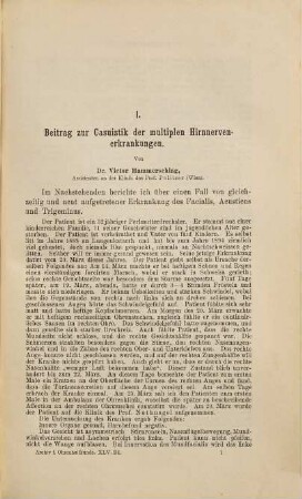 Archiv für Ohrenheilkunde. 45. 1898