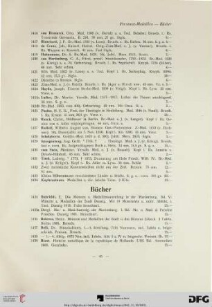 Bücher (Nr. 1435-1452)