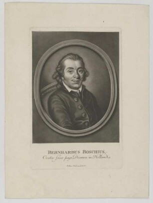 Bildnis des Bernhardus Boschius