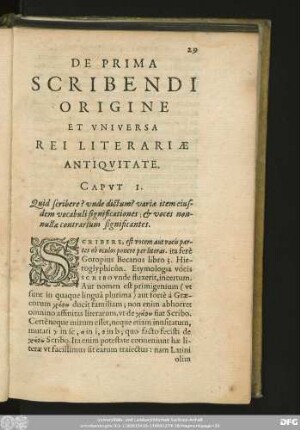 De Prima Scribendi Origine Et Universa Rei Literariae Antiquitate.