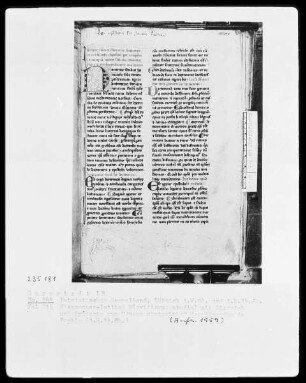 Patristischer Sammelband — Conradus Holtnicker de Saxonia, Laurentius de Aquilegia und andere — Initiale N(ovitiorum studia), Folio 219recto