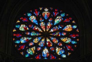 Frankreich. Haute Normandie. Eure. Evreux. Kathedrale Notre Dame. Buntglasfenster. 15 Jahrhundert