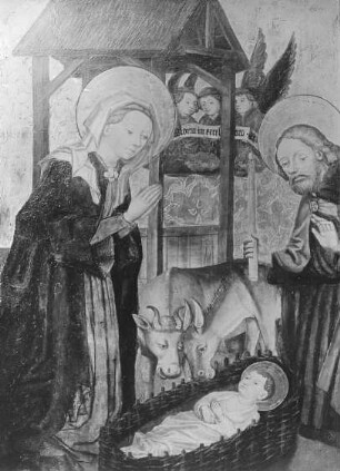 Freising, Anbetung des Kindes durch Maria und Joseph, Diözesanmuseum; Tiroler Schule