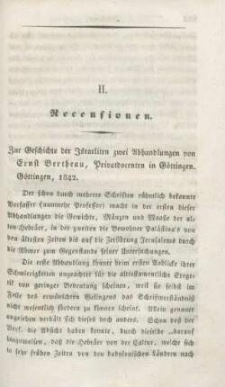621-635 [Rezension] Bertheau, Ernst, Zur Geschichte der Israeliten