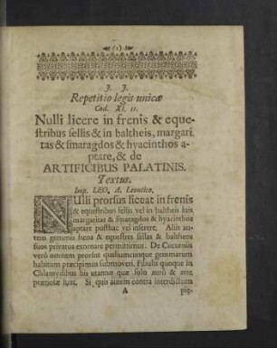 J. J. Repetitio legis unicae cod. XI. II.