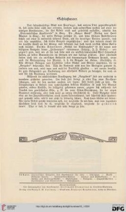Literarische Ratgeber des Kunstwarts für 1902, [12]: Schlußwort