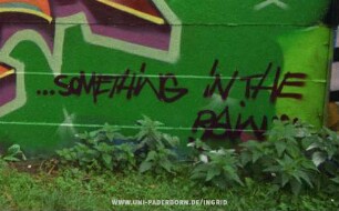 ...SOMETHiNG iN THE RAiN
