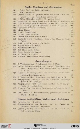 Diverse Antiquitäten, Waffen und Skulpturen (Nr. 171-296)