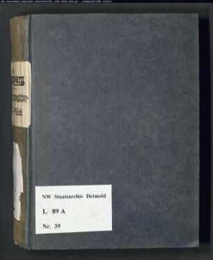 Gogerichtsregister Amt Blomberg