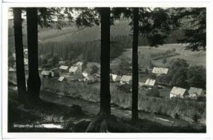 Wildenthal. Blick vom damaligen Hitlerring auf Wildenthal