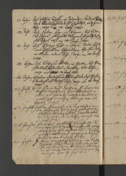 Bürgerbuch der Stadt Zeitz - 1701-1801
