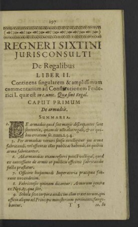Caput primum - II.