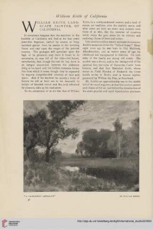33.1907/08 (1908) = Nr. 129: William Keith, landscape painter, of California