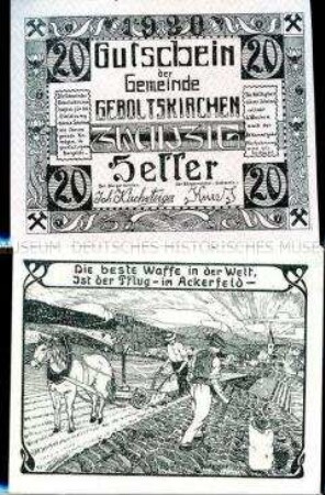 Geboltskirchen, Oberösterreich 20 Heller